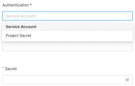 Mixpanel connection settings